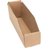 Boîtes profondes en carton ondul&eacute;, 2-7/8" la x 11-1/4" p x 4-1/2" h, Beige Oxford Builders Supplies Inc