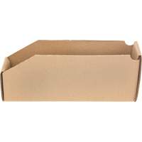 Boîtes profondes en carton ondul&eacute;, 2-7/8" la x 11-1/4" p x 4-1/2" h, Beige Oxford Builders Supplies Inc