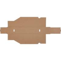 Boîtes profondes en carton ondul&eacute;, 2-7/8" la x 11-1/4" p x 4-1/2" h, Beige Oxford Builders Supplies Inc