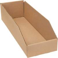 Boîtes profondes en carton ondul&eacute;, 5-3/4" la x 17-1/4" p x 4-1/2" h, Beige Oxford Builders Supplies Inc