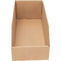 Boîtes profondes en carton ondul&eacute;, 5-3/4" la x 17-1/4" p x 4-1/2" h, Beige Oxford Builders Supplies Inc