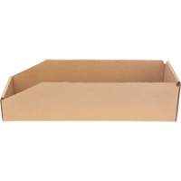 Boîtes profondes en carton ondul&eacute;, 5-3/4" la x 17-1/4" p x 4-1/2" h, Beige Oxford Builders Supplies Inc