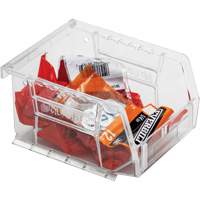 Crystal Clear Ultra Bins, 4-1/8" W x 3" H x 5-3/8" D, Clear Oxford Builders Supplies Inc