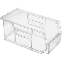 Crystal Clear Ultra Bins, 5-1/2" W x 5" H x 10-7/8" D, Clear Oxford Builders Supplies Inc