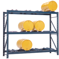 Rayonnages pour barils, 12 barils, 112" la x 36" p x 96" h Oxford Builders Supplies Inc