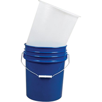 Inserts for Steel Pails, 11-1/4" Dia. x 12-1/4" H, 5 US gal (4.16 imp. Gal.) Capacity Oxford Builders Supplies Inc