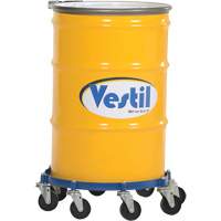 Octagon Drum Dolly, Steel, 2000 lbs. Capacity, 27-1/16" Diameter, Cast Iron Casters Oxford Builders Supplies Inc