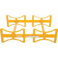 Porte-barils empilable en acier, 2 barils, Capacit&eacute; de 1600 lb, 45-1/2" la x 29-7/8" p x 12-3/4" h Oxford Builders Supplies Inc