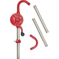 Rotary Type Drum Pump, Cast Iron/Steel, Fits 30-55 Gal., 8 oz./Stroke Oxford Builders Supplies Inc