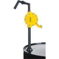 Rotary Type Drum Pump, Polypropylene, Fits 15 - 55 US Gal., 8 oz./Stroke Oxford Builders Supplies Inc