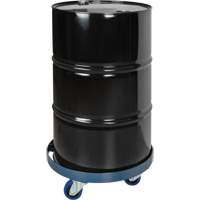 Drum Dolly, Steel, 1400 lbs. Capacity, 24" Diameter, Blue Elastic Casters Oxford Builders Supplies Inc