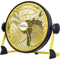 Ventilateur d'int&eacute;rieur/ext&eacute;rieur rechargeable avec port USB, Commercial, Variable vitesses, Diam&egrave;tre de 12" Oxford Builders Supplies Inc