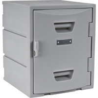 Locker, 15" x 15" x 18", Grey, Assembled Oxford Builders Supplies Inc