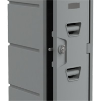 Locker, 12" x 15" x 47", Grey, Assembled Oxford Builders Supplies Inc