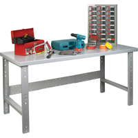 Pre-Designed Workbench, 72" W x 30" D x 34" H, 2500 lbs. Capacity Oxford Builders Supplies Inc