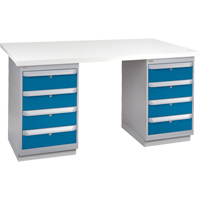 Pre-Designed Workbench, 72" W x 30" D x 34" H, 2500 lbs. Capacity Oxford Builders Supplies Inc