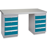 &eacute;tabli pr&eacute;conçu, 60" la x 36" p x 34" h, Capacit&eacute; 2500 lb Oxford Builders Supplies Inc