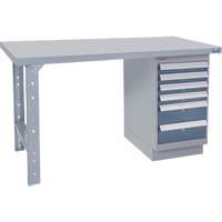 &eacute;tabli pr&eacute;conçu, 72" la x 36" p x 34" h, Capacit&eacute; 2500 lb Oxford Builders Supplies Inc