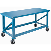 Extra Heavy-Duty Workbenches - All-Welded Benches, Steel Surface Oxford Builders Supplies Inc