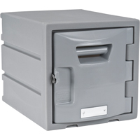 Locker, 12" x 15" x 12", Grey, Assembled Oxford Builders Supplies Inc