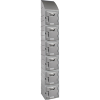 Locker, 12" x 15" x 12", Grey, Assembled Oxford Builders Supplies Inc