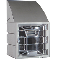 Locker, 12" x 15" x 25", Grey, Assembled Oxford Builders Supplies Inc
