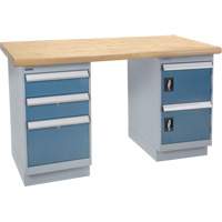&eacute;tabli, Porte & tiroirs, Cap 2500 lb, 72" la x 36" p, 34" h Oxford Builders Supplies Inc