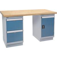 &eacute;tabli, Porte & tiroirs, Cap 2500 lb, 60" la x 36" p, 34" h Oxford Builders Supplies Inc