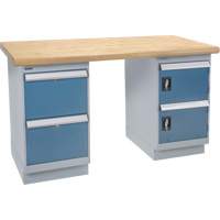 &eacute;tabli robuste, Porte & tiroirs, Cap 1500 lb, 72" la x 36" p, 34" h Oxford Builders Supplies Inc