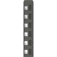 Petit casier perfor&eacute; Clean-Line, 6 niveaux, 15" x 72" x 12", Acier Oxford Builders Supplies Inc
