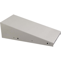 Clean Line Economy Lockers Slope Top, 1 Bank, 18" D x 12" W x 6" H, Grey, Steel Oxford Builders Supplies Inc