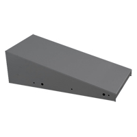 Clean Line Economy Lockers Slope Top, 4 Bank, 18" D x 48" W x 6" H, Steel Oxford Builders Supplies Inc