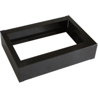 All-Welded Concorde - Heavy-Duty Lockers Recessed Base, 1 Banks, 4" H x 12" W x 17" D, Black, Steel Oxford Builders Supplies Inc