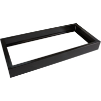 Base encastr&eacute;e pour casiers robustes enti&egrave;rement soud&eacute;e Concorde, 3 Blocs, 4" lo x 36" la x 17" p, Noir, Acier Oxford Builders Supplies Inc