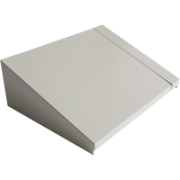 All-Welded Concorde - Heavy-Duty Lockers Sloping Top, 2 Bank, 18" D x 24" W x 6" H, Grey, Steel Oxford Builders Supplies Inc