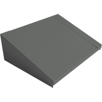 All-Welded Concorde - Heavy-Duty Lockers Sloping Top, 2 Bank, 18" D x 24" W x 6" H, Steel Oxford Builders Supplies Inc