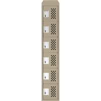 Petits casiers &eacute;conomiques assembl&eacute;s et perfor&eacute;s Clean Line, 6 niveaux, 18" x 72" x 12", Acier Oxford Builders Supplies Inc