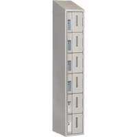 Casiers robustes Concorde, 6 niveaux, 12" x 18" x 78", Acier, Gris, Soud&eacute; (assembl&eacute;) Oxford Builders Supplies Inc
