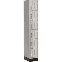 Casiers robustes Concorde, 6 niveaux, 12" x 18" x 76", Acier, Gris, Soud&eacute; (assembl&eacute;) Oxford Builders Supplies Inc