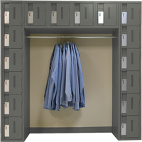 Arches de casiers robustes Concorde, 16 niveaux, Bloc de 3, 18" x 72" x 72", Acier Oxford Builders Supplies Inc