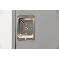 Casiers, 2 niveaux, 12" x 18" x 72", Acier, Gris, D&eacute;mont&eacute; Oxford Builders Supplies Inc
