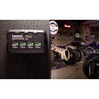 Genius&reg; 2X4 4-Bank, 8-Amp Battery Charger Oxford Builders Supplies Inc