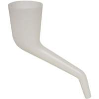 Entonnoir translucide &agrave; angle droit, Plastique Oxford Builders Supplies Inc