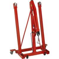 Grue pliante pour moteur, Capacit&eacute; 2500 lb (1,25 tonne) Oxford Builders Supplies Inc