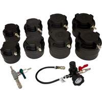 10-Piece HD Turbo Air System Test Kit with Smoke Adapter Oxford Builders Supplies Inc