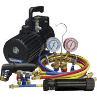Ensemble combin&eacute; d&eacute;vacuation et de chargement pour R134a/R1234yf? Oxford Builders Supplies Inc