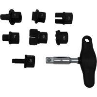 Trousse d'outils pour bouchons de vidange dhuile 8 morceaux Oxford Builders Supplies Inc