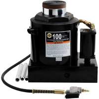 Air Actuated Bottle Jack, 100 Ton(s), Air Hydraulic/Manual Hydraulic, 17-22/25" Raised Height Oxford Builders Supplies Inc