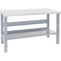 Industrial Duty Workbench, 72" W x 30" D x 34" H, 1000 lbs. Capacity Oxford Builders Supplies Inc