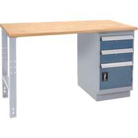&eacute;tabli industriel, Porte a/combinaison de tiroirs, Cap 1000 lb, 72" la x 36" p, 34" h Oxford Builders Supplies Inc